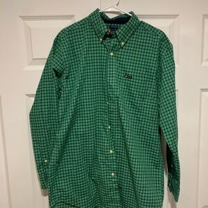 Chaps Green Plaid Casual Shirt
